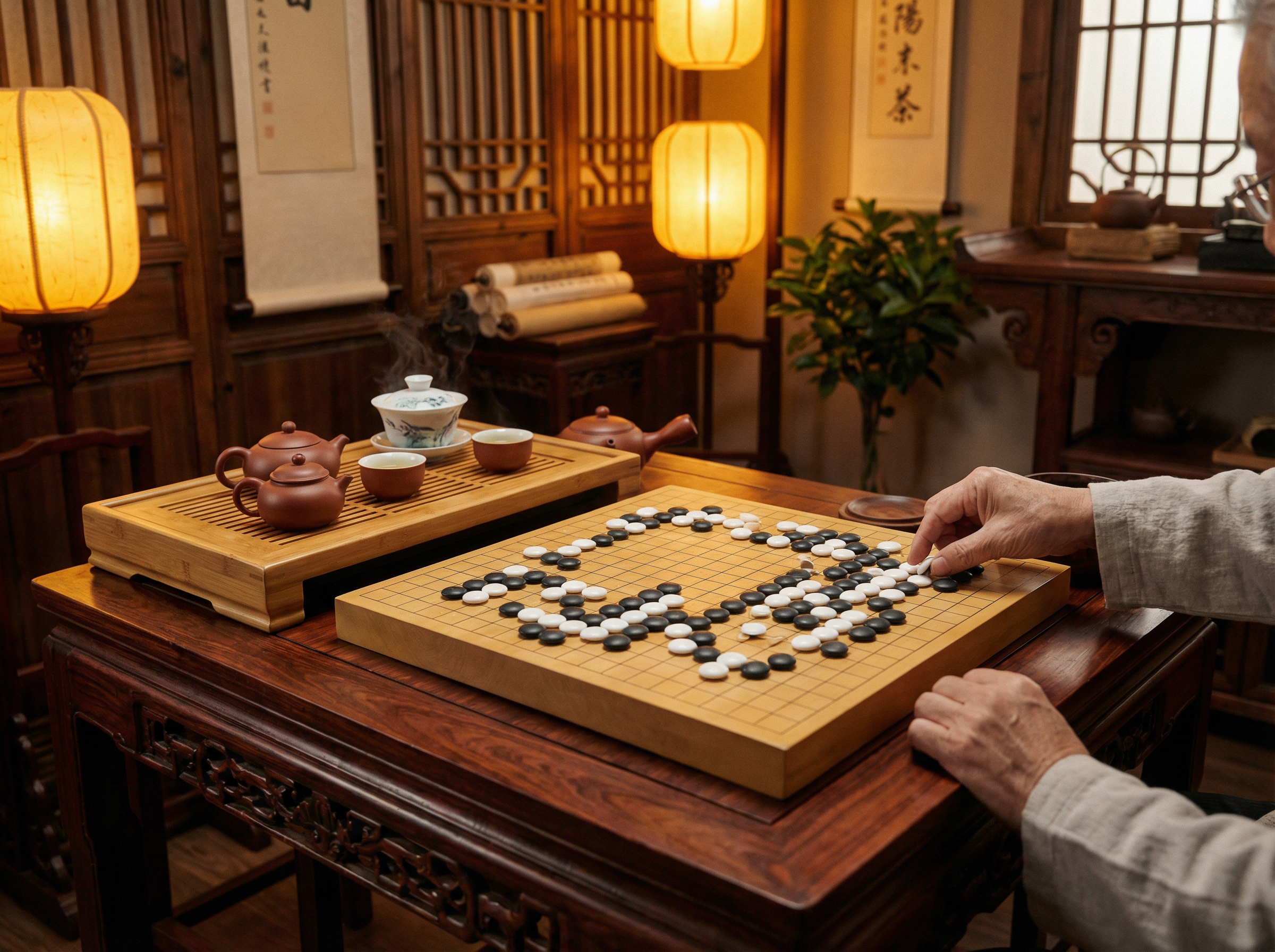 围棋中盘战术：从业余到专业的跨越 - 棋牌娱乐综合平台站配图 - 斗牛棋牌